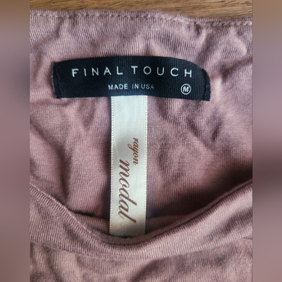 (M) Final Touch Modal crop top - Picture 3 of 4